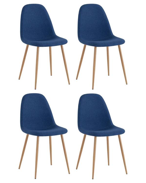Набор из 4 стульев Stool Group Валенсия SN OS-001-V 1009-22 DUAL X4 темно-синий
