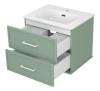 Тумба с раковиной Brevita Верде УТ000026837 зеленая, 60 см фото 4