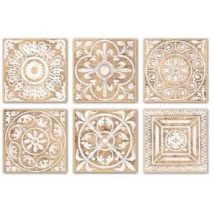 Вставка Kerama Marazzi Сонет C1294/SG1550 Песочный 4.7x4.7