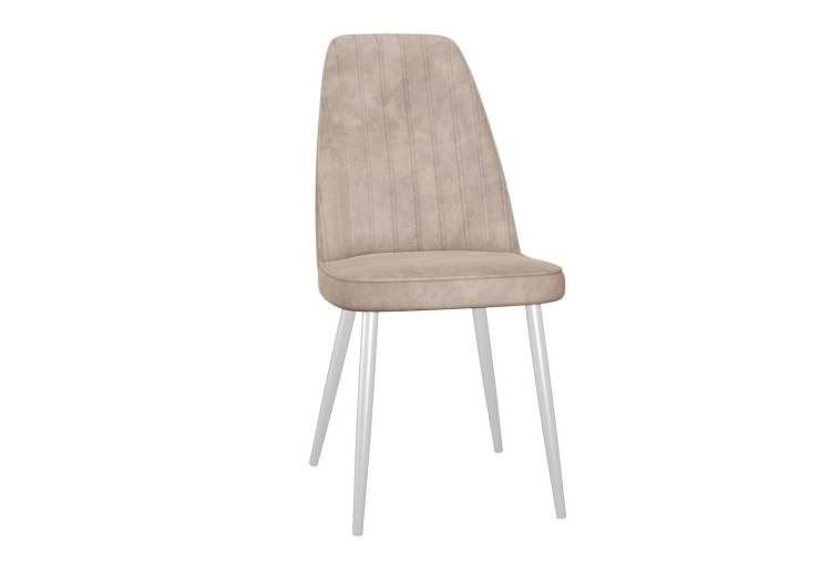 Стул Дик DikLine 326 00-00074243 B03 BEIGE, ножки белые