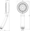Душевая лейка Lemark LM8118C фото 2