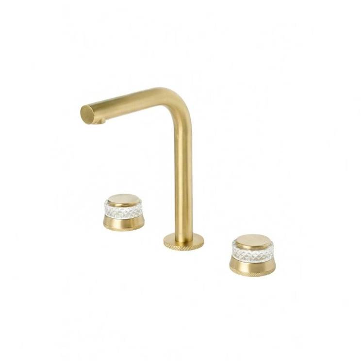 Смеситель для раковины Boheme Aura 152-MG-A золотой матовый