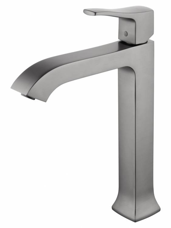 Смеситель для раковины Wonzon & Woghand WW-88019072-BGM высокий, темный графит