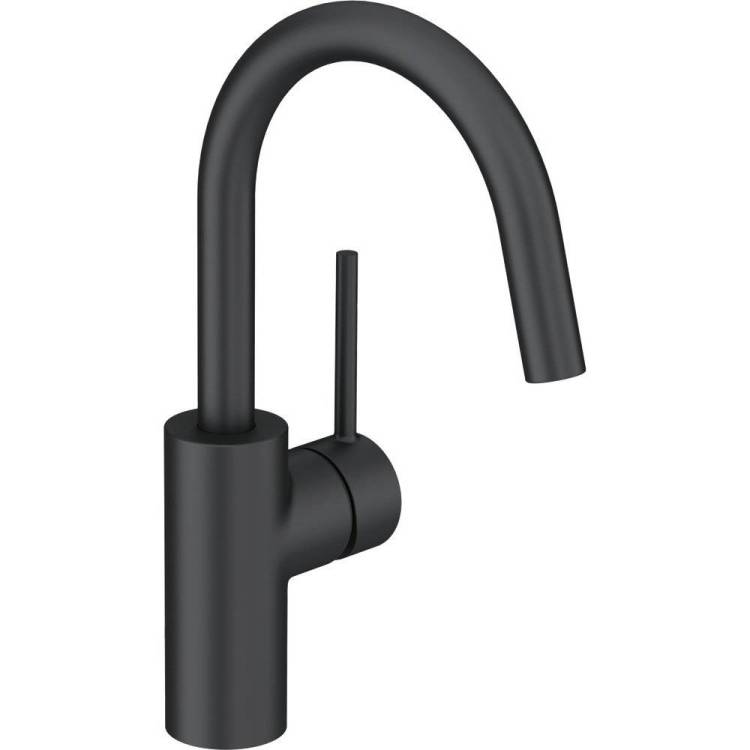 Смеситель для раковины Kludi Bozz 380283976 черный матовый