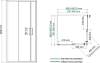 Душевой уголок Wasserkraft Main 41S03 90x90 Matt glass фото 4