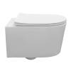 Унитаз подвесной Comforty CF40513R, сиденье микролифт, тонкое, белый глянец фото 5