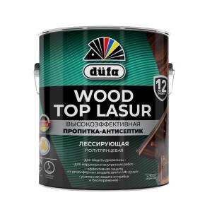 Антисептик лессирующий Dufa Wood Top Lasur 20 орегон 2.5 л
