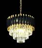 Подвесная люстра Lumina Deco Funneli LDP 6003-400 BK+F.GD фото 2