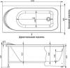 Акриловая ванна Aquanet Nord 140x70 фото 3