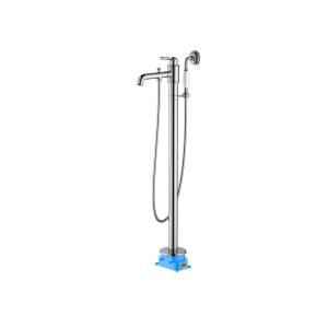 Смеситель для ванны Aquatek Классик AQ1545CR напольный, внешняя и скрытая часть, хром