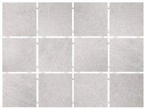 Керамическая плитка Kerama Marazzi Зарянка 1220T Караоке серый (полотно из 12 частей 9,9x9,9) 30x40