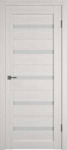 Межкомнатная дверь Владимирская Фабрика Дверей Atum 7 Bianco стекло White Cloud 900x2000