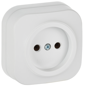 Розетка 1-местная IEK Glory ERH10-K01M-10 белый матовый