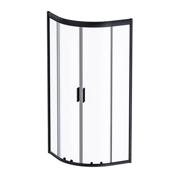 Душевой уголок AM.PM Gem W90G-401-080BT 80x80, профиль черный