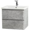 Тумба под раковину Belbagno Albano-Cer ALBANO-CER-500-2C-SO-CVG 47x44x50 Cemento Verona Grigio подвесная с двумя выкатными ящиками фото 3