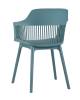 Стул Stool Group Crocus SL-7047DP dark blue 66014 DUAL темно-бирюзовый с подушкой фото 6