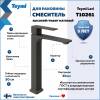 Смеситель для раковины Teymi Lori T10261 высокий, графит матовый фото 2