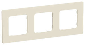 Рамка 3-постовая IEK Flite FI-M32-32-20-K86 сливочный