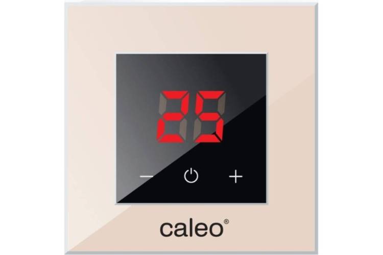 Терморегулятор Caleo NOVA УП-00000354 встраиваемый цифровой, 3.5 кВт, бежевый