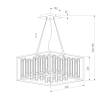 Люстра подвесная хрустальная Bogates Cella 312/6 Strotskis Smart фото 8