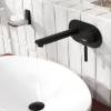 Смеситель для раковины Wasserkraft Gollach 3330 встраиваемый, черный фото 2