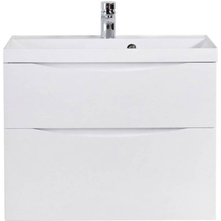 Тумба с раковиной BelBagno Marino H80 bianco lucido