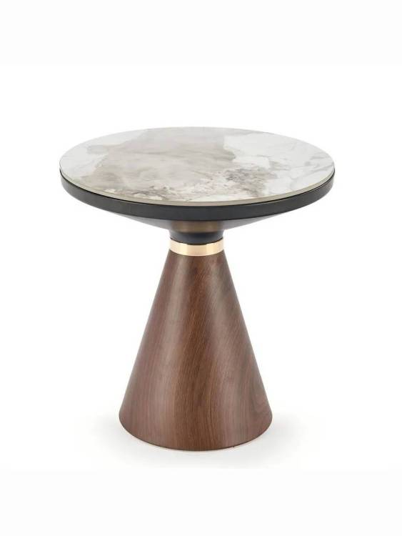 Стол журнальный Halmar Genesis V-CH-GENESIS-LAW белый/ореховый/золотой