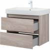 Тумба с раковиной Aquanet Nova Lite 75 305242 подвесная, орех светлый фото 7