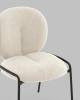 Стул Stool Group Моллек AV 438-Fl01-9005 молочный, букле фото 8