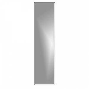 Зеркало Watersense Eva W00908 напольное, LED Black Edition, сенсор на взмах, 45x175