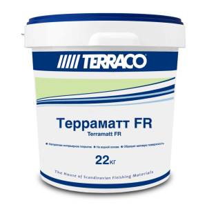 Краска для внутренних работ акриловая Terraco Terramatt FR белая матовая 22 кг