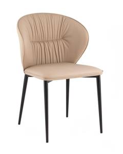 Стул Stool Group Deia DC1151P S301-85 bl.l кремовый черные ножки, экокожа