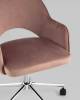 Кресло компьютерное Stool Group Кларк CLARKSON PINK CHROME розовый фото 7