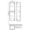 Шкаф-пенал Iddis Edifice 40 EDI40B0i97 подвесной, голубой фото 5