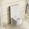 Система инсталляции для биде Wasserkraft Naab 86BDT.050.WH пристенная, белая фото 3