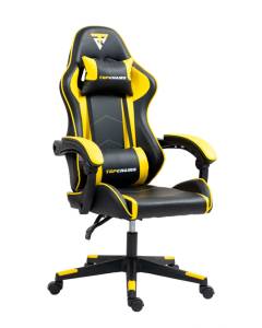 Кресло компьютерное Stool Group TopChairs Shadow GF-8079 black+yellow черно-желтый