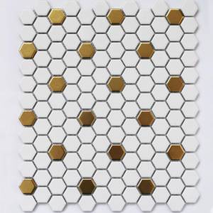 Мозаика Bonaparte Babylon Gold matt (2.3x2.6) 26x30
