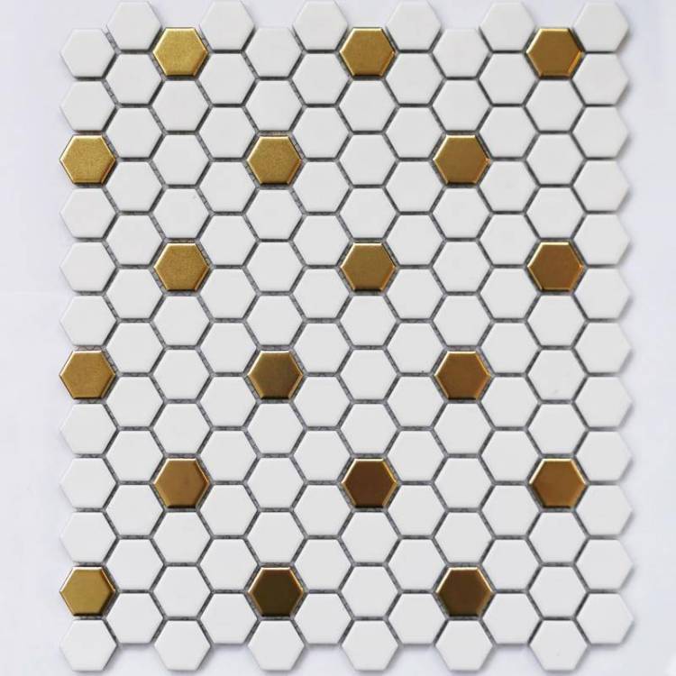 Мозаика Bonaparte Babylon Gold matt (2.3x2.6) 26x30