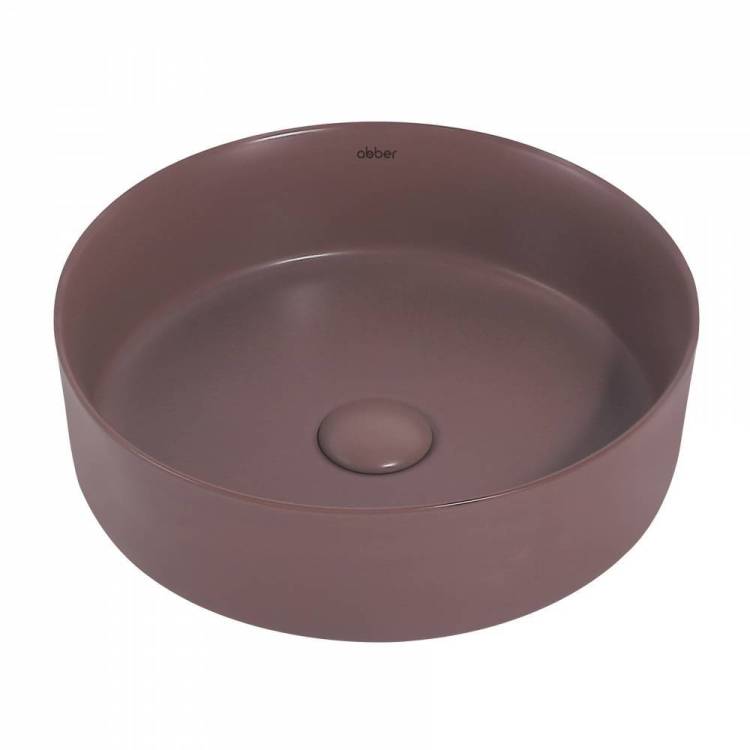 Раковина Abber Bequem AC2108MC 35 см, коричневая матовая