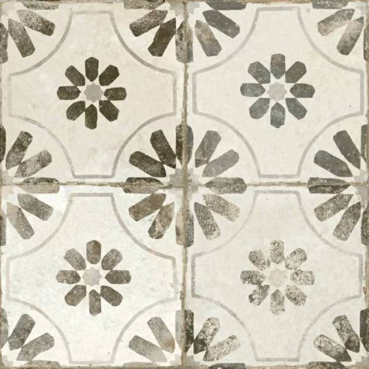 Керамическая плитка Peronda FS Blume Black 45x45x0.95
