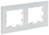 Рамка 2-постовая IEK Brite BR-M22-G-31-K01 белый матовый
