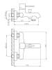 Смеситель для ванны Orange Karl M05-100B,черный фото 6