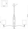 Подвесная люстра Freya Riverside FR1007PL-08N Никель фото 3