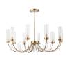 Большая хрустальная люстра на штанге ST Luce Иллюмиа SL1400.303.10 фото 2
