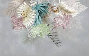 3D Фотообои Artegrafico «Ниспадающий букет» TP-035 песок