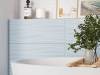 Керамическая плитка Gracia Ceramica Aqua Monocolor sugar blue wall 01 25x60 фото 4