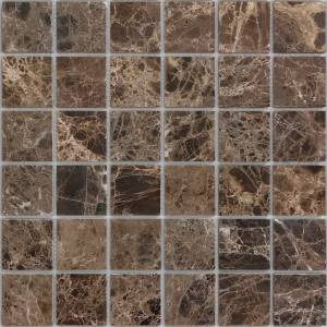 Мозаика LeeDo Pietrine 7 Emperador Dark Pol (4.8x4.8) 30.5x30.5