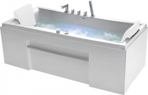 Акриловая ванна Gemy G9076 B 177x81x60, белая