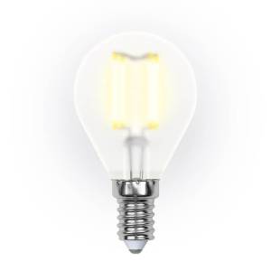 Лампа светодиодная филаментная Uniel Sky Globe LED-G45-6W/WW/E14/FR PLS02WH