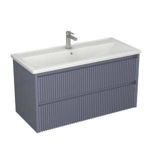 Тумба с раковиной Veneciana Alterno 100 510028 серый матовый